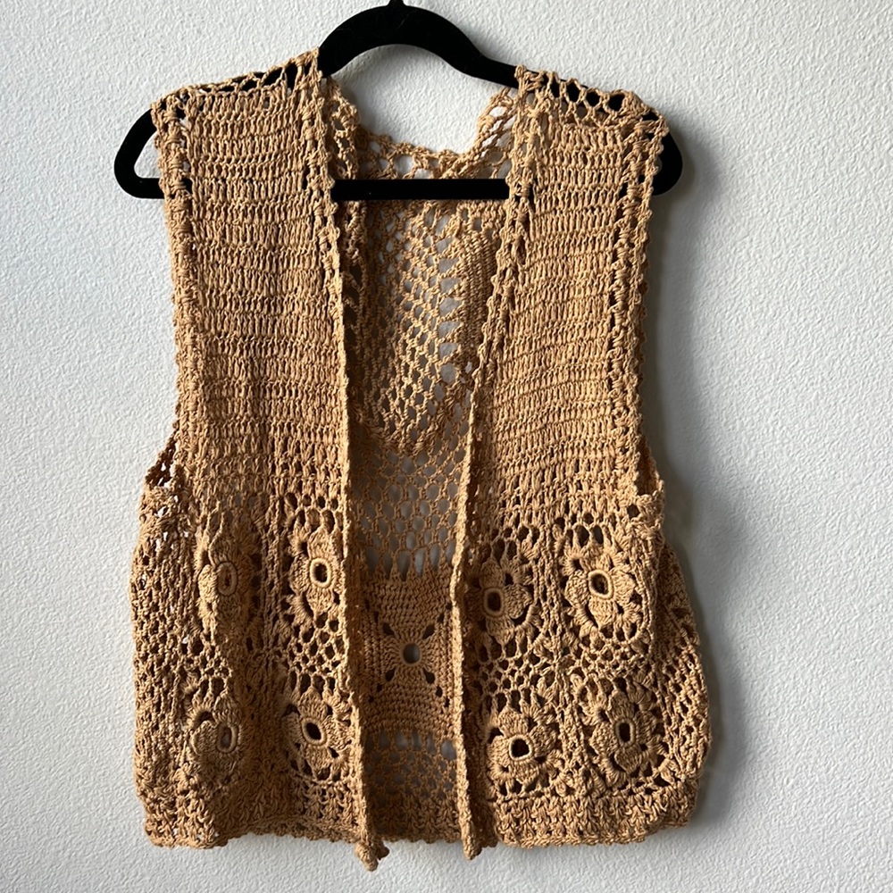 Handmade Crochet Vest size S